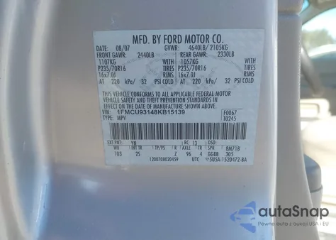 2008 Ford Escape Xlt from USA, damaged, VIN 1FMCU93148KB15139